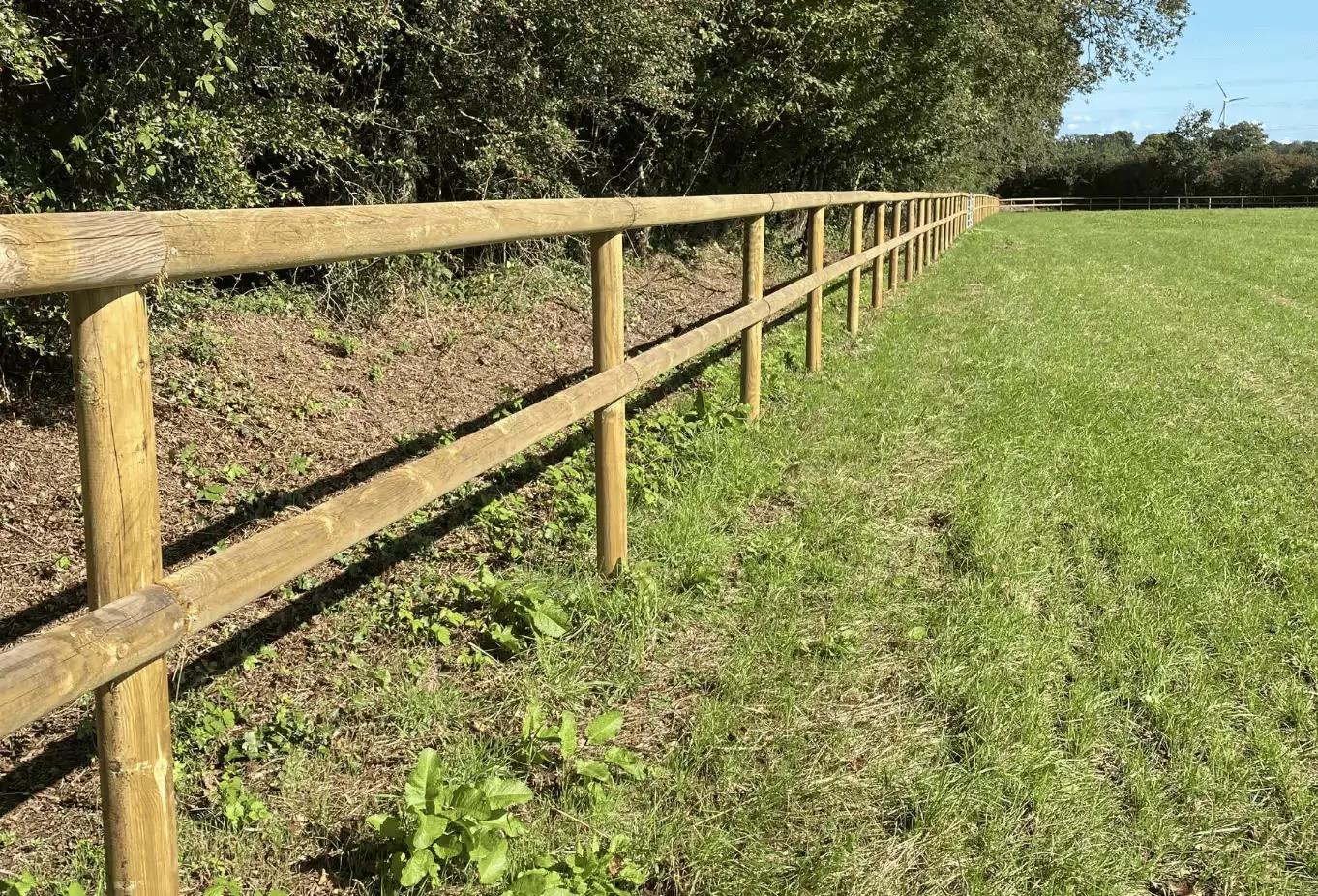 Installation de clôture agricole en Loire-Atlantique