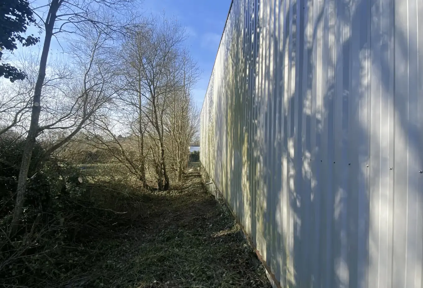 Terrain débroussaillé en Loire-Atlantique